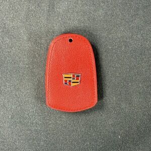 Cadillac 5-Button Smart Key Fob Leather Cover – Red (ATS/CTS/CT6/XT5)